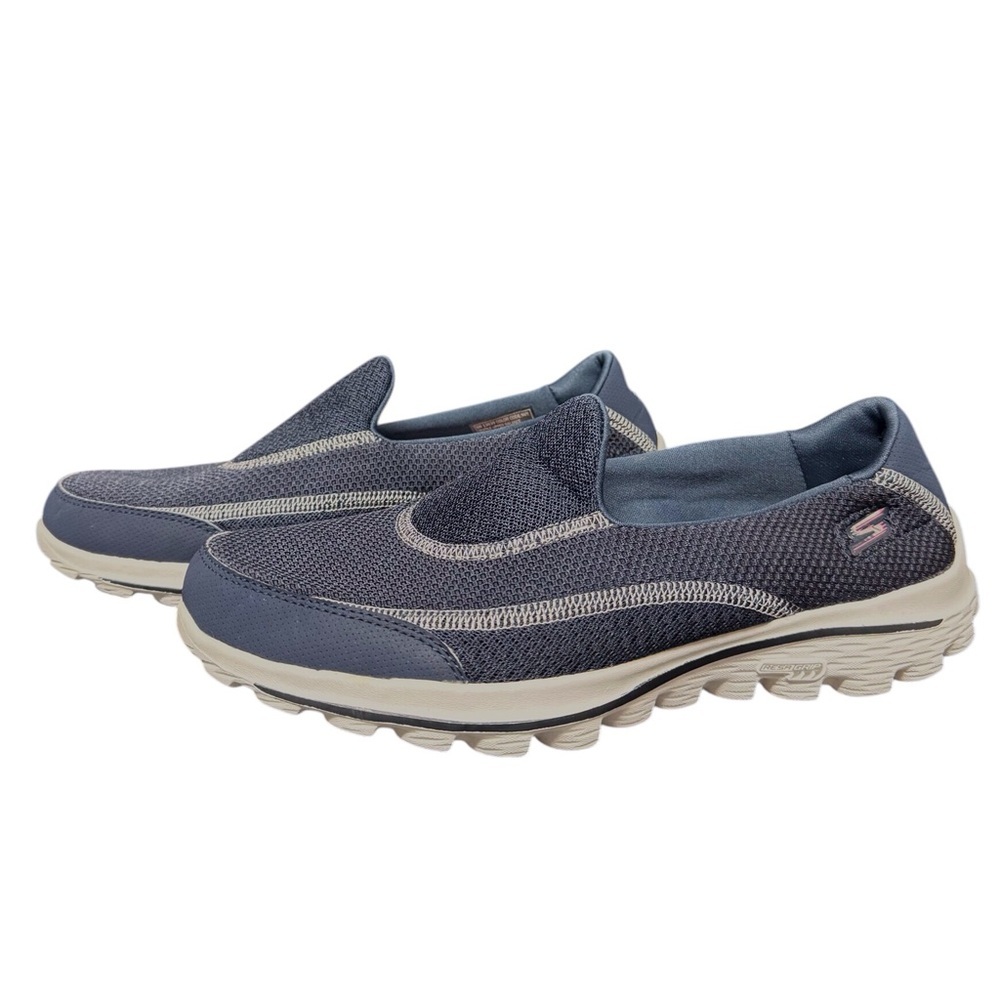 Skechers Golf Go Walk 2 Women’s Navy Blue/White Slip-On Loafers Size-9.5 EUC